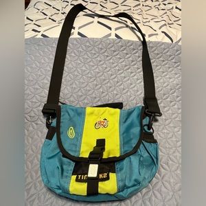 Timbuk2 small purse or messenger bag New Belgium edition Teal Green